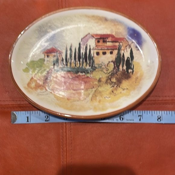 2PC William Sonoma Tuscan Landscape Appetizer Plates - Picture 4 of 4